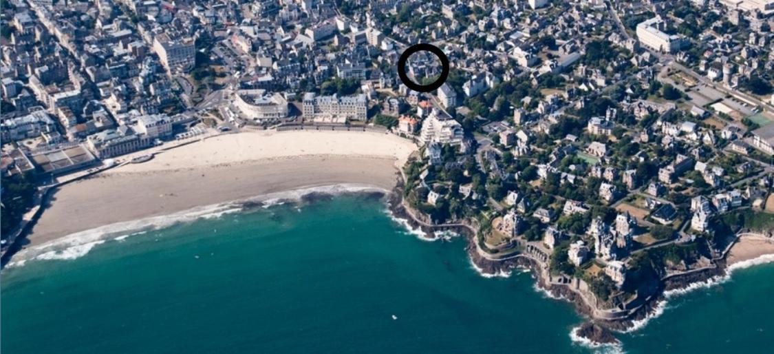 Dinard: Studio A 100 M De La Plage De L'Ecluse Exterior foto